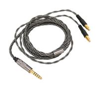 FAUOSWUK Câble de Mise à Niveau pour écouteurs avec Prise 4,4 Mm pour Remplacement et qualité Sonore Améliorée avec Noyau en Cuivre plaqué Argent pour ATH MSR7B SR9 ES750 et Autres écouteurs