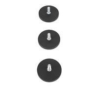 FAUOSWUK Calendrier de Réfrigérateur sécurisé à Montage Magnétique 15 Pouces Installation Facile pour la Cuisine Bureau à Domicile Caoutchouc de Silicone Acier Inoxydable Paquet de 3 Pieds Coussin