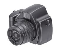 FAUOSWUK Caméra Porte-clés 2K, Caméscope Numérique Rétro avec écran Couleur de 1,47 Pouces, Lumière LED, 4 Effets de Filtre, pour Les Voyages et Les études (Gris Clair)