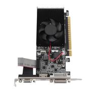 FAUOSWUK Carte Graphique DDR3 2 Go, Interface de Bus PCI Express 2.0 X16 avec Interface Multimédia HD, Port VGA DVI, pour Les Amateurs de Jeux sur Ordinateurs de Bureau