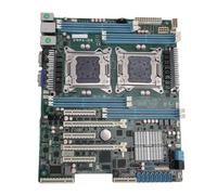 FAUOSWUK Carte Mère Serveur E5, LGA 2011 Socket R, ATX, Chipset C602, Prise en Charge DDR3 256 Go, 8X, PCIe 3.0, pour Formation IA, Virtualisation, Informatique Scientifique