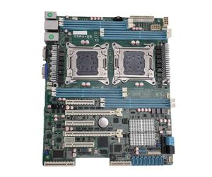 FAUOSWUK Carte Mère Serveur E5, LGA 2011 Socket R, ATX, Chipset C602, Prise en Charge DDR3 256 Go, 8X, PCIe 3.0, pour Formation IA, Virtualisation, Informatique Scientifique