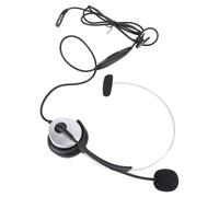 FAUOSWUK Casque D' K Head, écouteur Simple Face avec Push to Talk