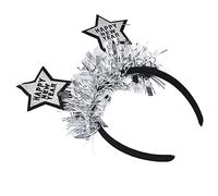 FAUOSWUK Cerceau à Cheveux en Forme D'étoile de Festival, Bandeau Durable et élastique, Parfait pour les Fêtes, Design en Fil élégant et Charmant, adapté à les Types de Tête, 1 X unité (#2)