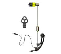 FAUOSWUK Chaîne de Pêche Alerte de Morsure, Alarme de Canne à Carpe, Indicateurs de Frappe pour la Pêche de Jour et de Nuit, Métal Durable 1 Ensemble (Jaune)