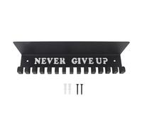 FAUOSWUK Cintre pour Médailles, Support Mural avec Plusieurs Crochets pour Médailles, Rubans, Cordons, Clés, Charge élevée jusqu'à 33 Lb, étagère pour Trophées pour Entrée de Salle de (S)