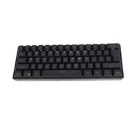 FAUOSWUK Clavier de Jeu rétroéclairé V700 RVB, 61 Touches USB Filaire avec Contrôle du Volume Multifonction et éclairage RVB, pour Ordinateur Portable, Ordinateur de Bureau