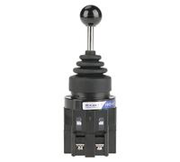 FAUOSWUK Commutation par Joystick CS 402, Commutation de Retour momentané à 4 Positions avec Contacts 4NO, pour Relais de Contacteur de Démarreur Magnétique de Contrôle Industriel