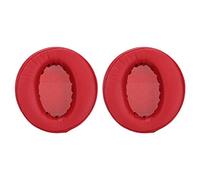 FAUOSWUK Coussinets d'oreille de Remplacement, JZF78 Coussin de Remplacement en Cuir PU Souple pour Casque MDRXB950BT, avec éponge pour Isolation du Bruit et Basses Améliorées (Rouge)