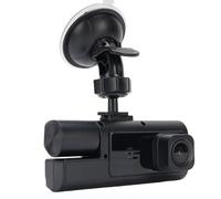 FAUOSWUK Dual Dash Cam Inside Record 1080p HD Front, 2 Pouces Screen HD170 ° FOV Dashboard Camera, Stationnement de Stationnement, Interconnexion Mobile WiFi
