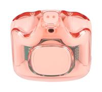 FAUOSWUK Écouteurs de Traduction de Langue sans Fil, Multifonction HD, Réduction du Bruit BT 5.3, 144 Types de Langues, Casque de Traduction avec Affichage de Puissance (Rose)