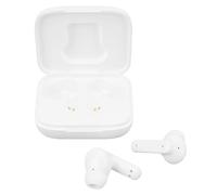 FAUOSWUK Écouteurs sans Fil BT 5.4 Écouteurs ， avec écran Tactile en Couleur en Couleur LCD 13 Mm Dynamique HiFi Surround Sound 4 EQ Presets Eart Use (Blanc)