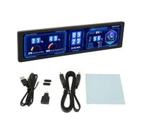 FAUOSWUK Écran IPS 11,9 Pouces 320x1480, Interface Multimédia HD, Moniteur à Coque en Alliage de Zinc avec Haut-Parleur pour RPi Retropie