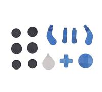 FAUOSWUK Ensemble de Manettes de Contrôleur, Kit de Composants 13 en 1 avec Coussinets D et Manettes Interchangeables pour Contrôleur Série 2 et Noyau Série 2 (Bleue)