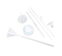 FAUOSWUK Ensemble D'entonnoirs pour Perles Décoratives Kit de Fil D'aiguille de Perle D'argile Polyvalent Contrôle Précis pour Bijoux Faits à la Main Gamme Applicable Matériau PVC de Diamètre de (PVC)