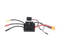 FAUOSWUK ESC sans Balais RC étanche 60 A pour Camion Court-courrier 1/10, Contrôleur de Vitesse électronique Programmable pour Les Courses par Les Temps, adapté à Divers Servos