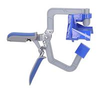 FAUOSWUK Fixateur de Poinçon, Pince D'angle Efficace à 90 Degrés pour les Angles de Cadre, Outil de Fixation pour le Travail du Bois de Conception Ergonomique 9,1x5,2 Pouces