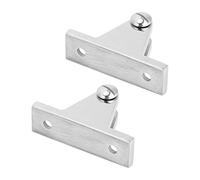 FAUOSWUK Goupille à Ressort Durable de Bâti de Charnière de Bateau D'acier Inoxydable Marin pour le Matériel de Plate-forme 2 Pièces pour des Bateaux de Yachts Argent 2.4x1.4in
