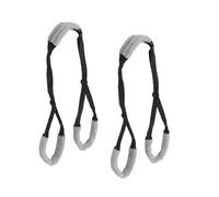 FAUOSWUK Harnais de Soutien pour Pattes Arrière de Chien, Harnais de Levage Portable avec Poignée et Sangle Réglable pour Soulever Les Pattes Arrière. (Noire)