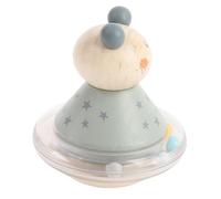 FAUOSWUK Hochet Animal en Bois pour bébé, Jouet Durable et Facile à Saisir pour les Bébés de 0 à 3 Ans, Jouet Sensoriel Idéal pour le Développement Précoce en Bois Massif pour les Tout-petits