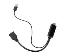 FAUOSWUK Interface Multimédia HD vers Adaptateur DisplayPort, 4K 60 Hz, Transfert sans Perte, Câble Plug and Play pour Appareils D'affichage