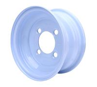 FAUOSWUK Jante de Roue de VTT 19X7 8, Moyeu de Jante de Roue en Alliage D'aluminium de 8 Pouces avec 4 Trous de Boulons pour Go Kart Quad Dirt Bike sur Tondeuse