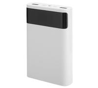 FAUOSWUK KA4 Boîtier de Batterie ABS 4 X de Haute qualité pour le Chargement, Compatible avec les Téléphones Mobiles, Kit de Banque D'alimentation Portable pour les Amateurs de Bricolage (Blanche)