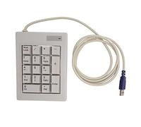 FAUOSWUK Keypad Numérique 17 Clé Mécanique Numpad, Mini-Numéro de Numéro Portable avec Interface USB pour Le Clavier câblé USB Office Finance de Jeu de Jeu