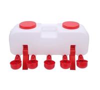 FAUOSWUK Kit Automatic Chicken Waterer Voertry Waterer, ABS Voleur ABS Automatique Waterer Voller Waterer Dispenser Auto Water Livrot for Chicken Duck Goose