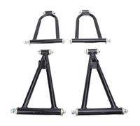 FAUOSWUK Kit de Bras Oscillant Supérieur et Inférieur de Suspension Avant en Métal Haute Résistance pour Quad Go Kart, Réduit le Bruit des Vibrations, Large compatibilité, Idéal pour Diverses