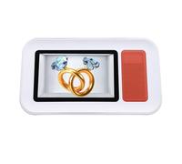 FAUOSWUK Lecteur Holographique 3D, Haut-Parleur HiFi Bluetooth 5.3 avec Paroles Flottantes Dynamiques et écran HD 1080P, pour Cadeaux de Noël, Décoration D'intérieur, Comptoirs de Magasin