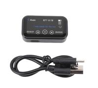 FAUOSWUK Lecteur MP3 avec 5 5.2 sans Fil, Lecteur MP3 sans Perte HiFi Portable avec Clips Sportifs, écran Tactile Complet, Enregistrement Radio de 32 Go pour L'apprentissage, Les