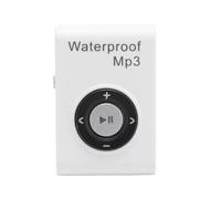 FAUOSWUK Lecteur MP3 de Natation, Lecteur MP3 Portable, Mémoire 8 Go, Lecteur de Musique sous-Marine IPX8 pour la Natation, la Plongée, Le Surf avec et écouteurs (Blanc)