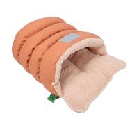 FAUOSWUK Lit pour Chat Semi-fermé, Maison Confortable pour Animaux de Compagnie avec Coussin Amovible, Lit Confortable en Coton PP pour Chats et Petits Chiens (S)