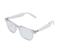 FAUOSWUK Lunettes de Traductrice AI, 100+ Langues AI Lunettes de Traduction Intelligente avec Fonction Tactile Construit en Micro-Haut-Parleur pour Les Appels Musicaux de Voyage (Blanc)