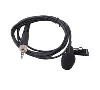 FAUOSWUK Microphone à Condensateur Omnidirectionnel avec Bouchon de Verrouillage à Vis de 3.5mm, avec en Métal Solide, pour EW100 EW300 EW500 SK500 G1
