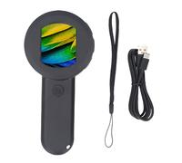 FAUOSWUK Microscope Portatif, Loupe Numérique 4X avec écran de 2 Pouces et 8 Lumières LED pour L'inspection des Trichomes de Bijoux, la Réparation de Lecture (16 GB)