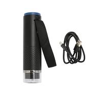 FAUOSWUK Microscopes Portables Microscope Numérique sans Fil 1080p HD 50 à 1000x Braillage avec 8 Lumières LED pour la Connexion iOS PC USB