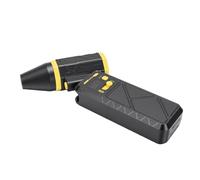 FAUOSWUK Mini Souffleur avec Lumière LED, Batterie Longue Durée, Souffleur de Poussière Réutilisable pour Clavier, PC, Voiture (Jaune)