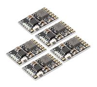 FAUOSWUK Module de Batterie Lipo, 5 Pièces, Alimentation électrique Durable avec Protection Contre Les Décharges pour Les Projets de Bricolage, Puce Haute Performance