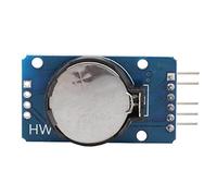 FAUOSWUK Module D'horloge AT24C32 I2C RTC avec Batterie de Secours