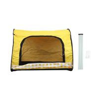 FAUOSWUK Parc pour Chat, Tente de Parc pour Animaux de Compagnie Pliable et Fermée avec Conception de Style Clôture, pour Une Utilisation Intérieure et Extérieure (S 62x50cm / 24,41x19,69 Pouces)