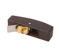 FAUOSWUK Petite Raboteuse à Main Portable à Lame en Acier Rapide pour le Chanfreinage, Mini Raboteuse à Bois en ébène pour les Amateurs de Menuiserie