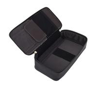 FAUOSWUK Porte-sac à Stylos Multifonctionnel à Fermeture éclair, pour étudiants, Artistes, écrivains, Noir (Noir)