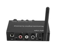 FAUOSWUK Récepteur Bluetooth 5.3, Adaptateur sans Fil avec Télécommande, Amplificateur de Microphone USB Plug Play pour Système de Haut-parleurs karaoké Home Cinéma