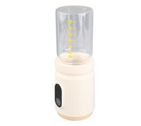 FAUOSWUK Réchauffeur de Bouteille de Voyage Portable, Batterie de 9000 MAh, Chauffage Rapide 35 W pour la Formule de Lait Maternel et Lait, Affichage Numérique Rechargeable pour Voyager