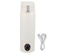 FAUOSWUK Réchauffeur de Bouteille Portable pour Voyager, Réchauffeur de Lait Rapide sans Fil 300 Ml pour le Lait Maternel, Formule, Eau, 37 à 50 ℃ Réglable pour la Maison et Voyager