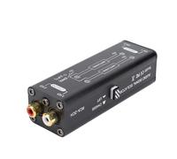 FAUOSWUK Réducteur D'interférences Musicales, Connexions Plaquées or, Isolateur de Bruit avec Faible Distorsion 0,0025% pour Système de Voiture Home Cinéma HiFi Stéréo