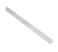 FAUOSWUK Règle à Bord Droit cranté pour Manche de Guitare, pour Joueurs de Guitare, Finition Soignée, Niveleur de Frettes de, Outil à Double échelle, Argent, Acier Inoxydable 16,5x1,4x0,2