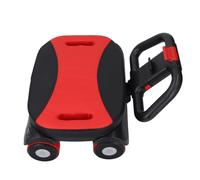 FAUOSWUK Roue Abdominale avec Support de Coude, Rebond Automatique pour L'entraînement Complet du Corps, Hommes et Femmes, équipement D'exercice Compact et Portable, stabilité à Deux Roues, (Noir